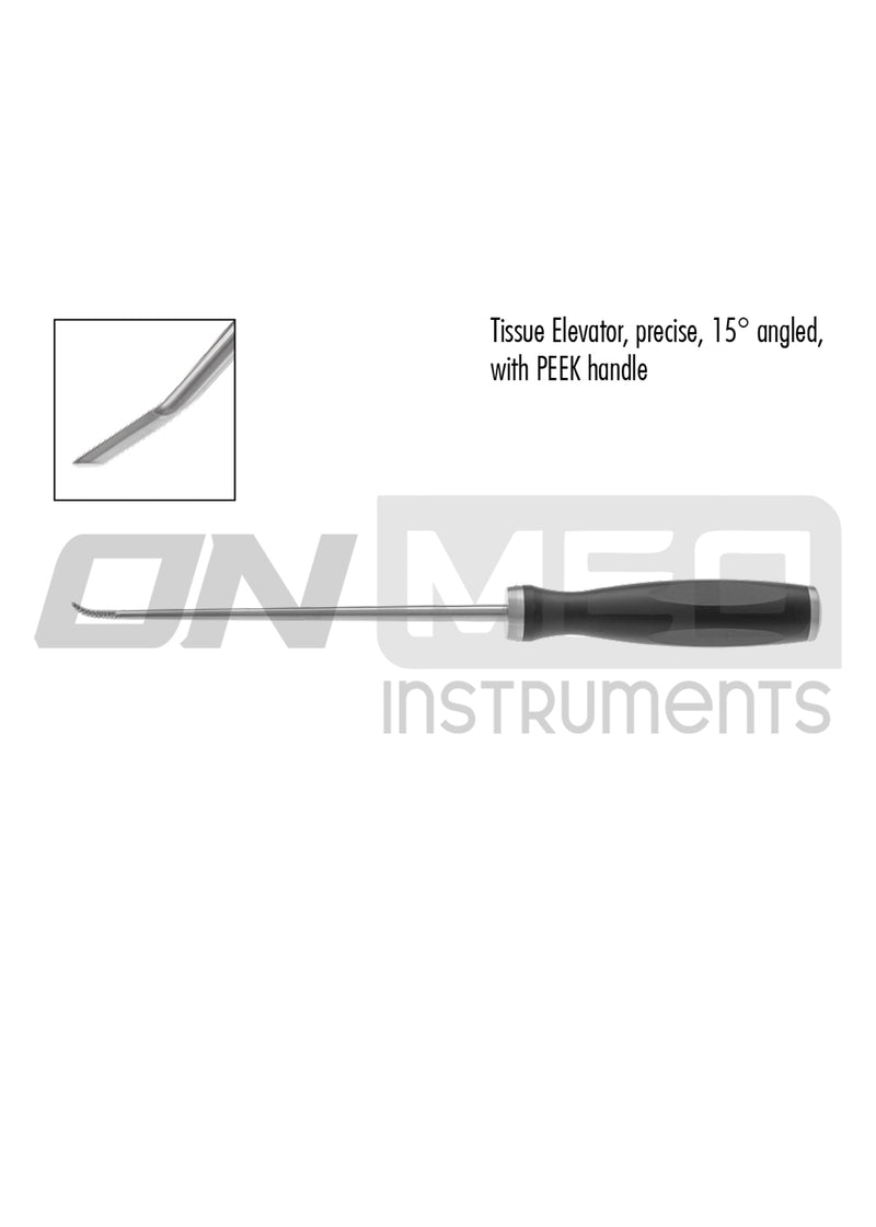 Debridement Rasp, razor sharp,  with PEEK handle