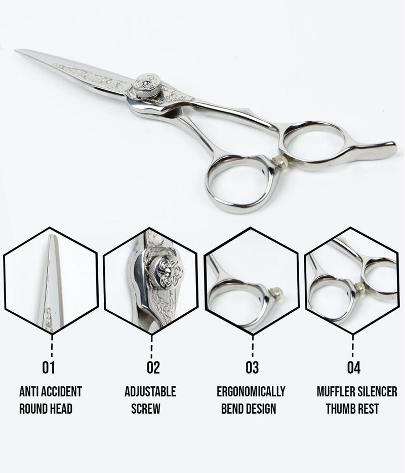 5.8" Hair Cutting Scissors - ATS-314 Japanese Cobalt